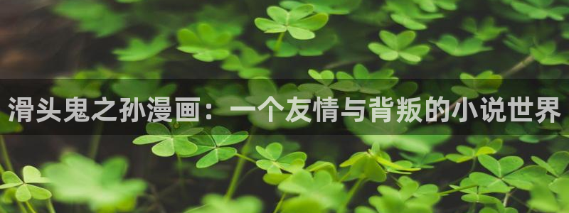 汗汗漫画 韩国漫画：滑头鬼之孙漫画：一个友情与背叛的小说世界